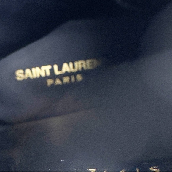 NWT Saint Laurent West 45 Gold Ankle Boots size 37.5 - Picture 8 of 10